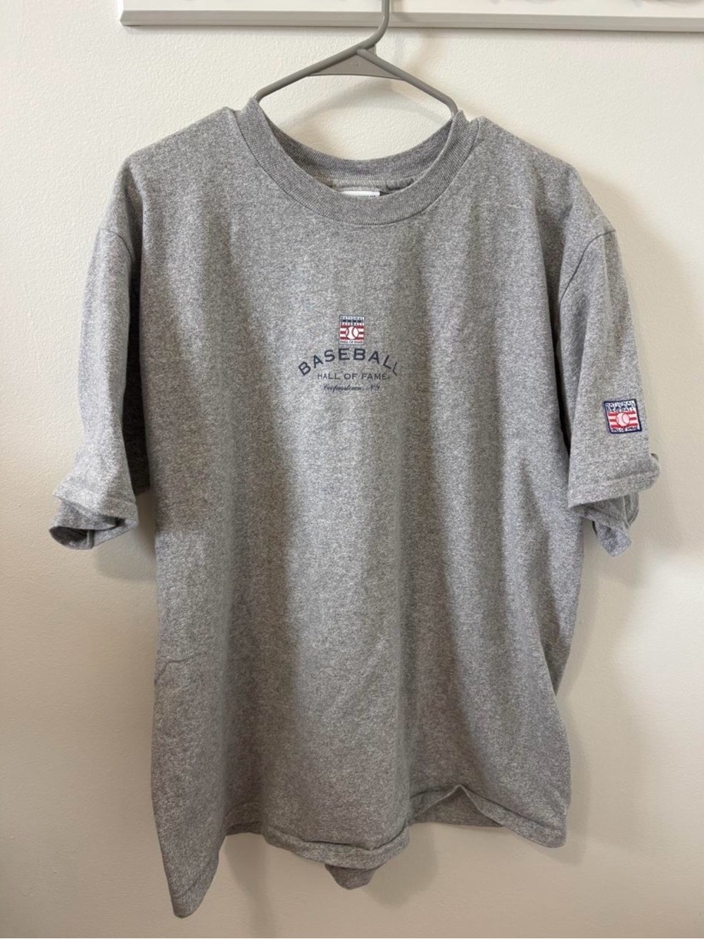 Baseball Hall of Fame Gray Short-Sleeve Tee